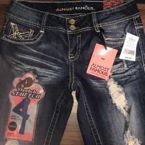 Boot Cut Distressed Jeans